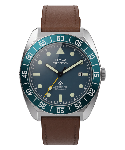 Timex Expedition Pioneer Automatic 41mm Leather Strap Watch