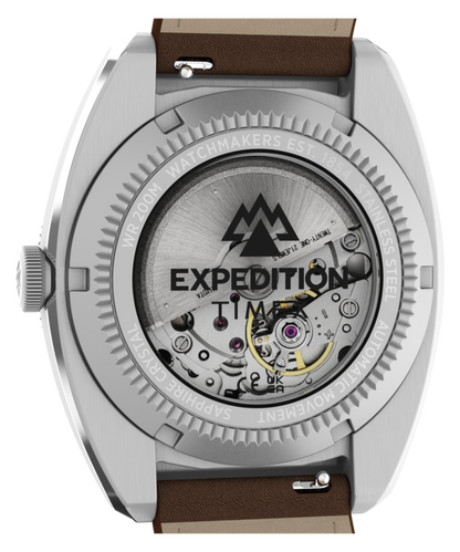 Timex Expedition Pioneer Automatic 41mm Leather Strap Watch