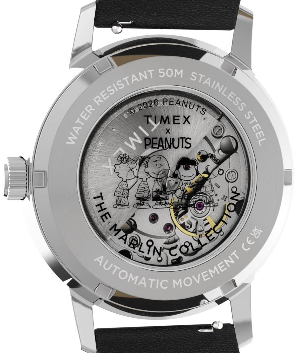 Timex Peanuts x Timex Marlin Automatic Soccer 40mm Leather Strap Watch