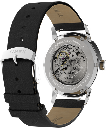Timex Peanuts x Timex Marlin Automatic Soccer 40mm Leather Strap Watch