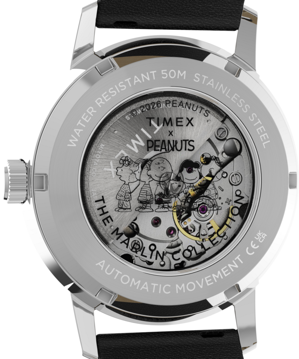 Timex Peanuts x Timex Marlin Automatic Americana 40mm Leather Strap Watch