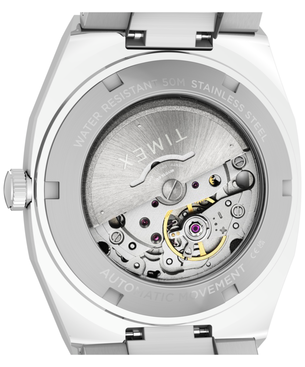 Timex Timex Automatic E Line 38mm Stainless Steel Bracelet Watch