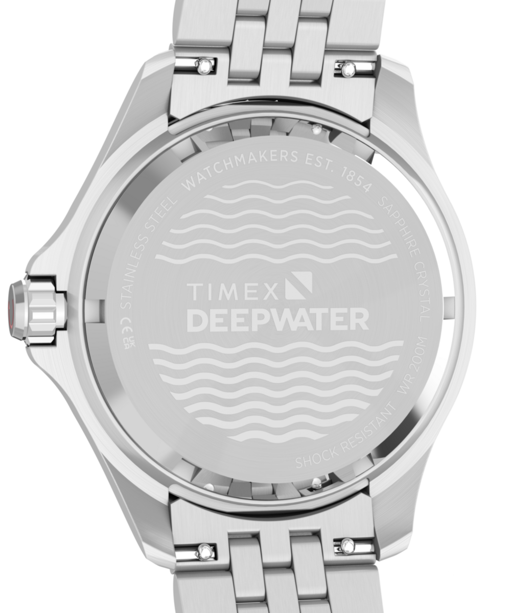 Timex Deepwater Meridian 200 Automatic GMT 42mm Stainless Steel Bracelet Wat