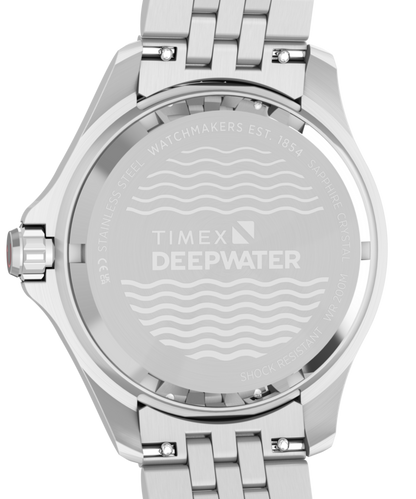 Timex Deepwater Meridian 200 Automatic GMT 42mm Stainless Steel Bracelet Wat