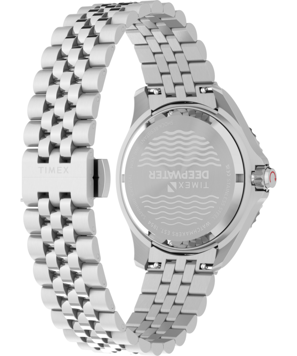 Timex Deepwater Meridian 200 Automatic GMT 42mm Stainless Steel Bracelet Wat