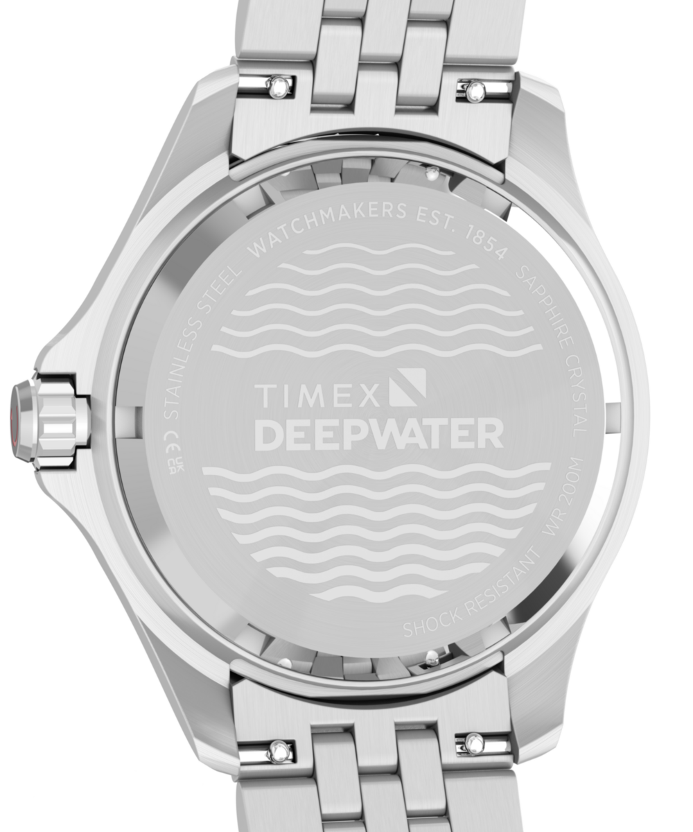 Timex Deepwater Meridian 200 Automatic GMT 42mm Stainless Steel Bracelet Wat