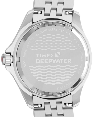 Timex Deepwater Meridian 200 Automatic GMT 42mm Stainless Steel Bracelet Wat