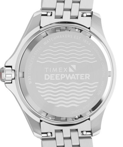 Timex Deepwater Meridian 200 Automatic GMT 42mm Stainless Steel Bracelet Wat