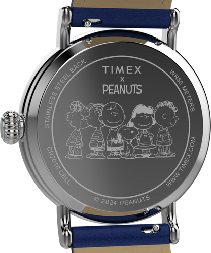Timex Peanuts x Timex Standard Pumpkin Patch 40mm Leather Strap Watch