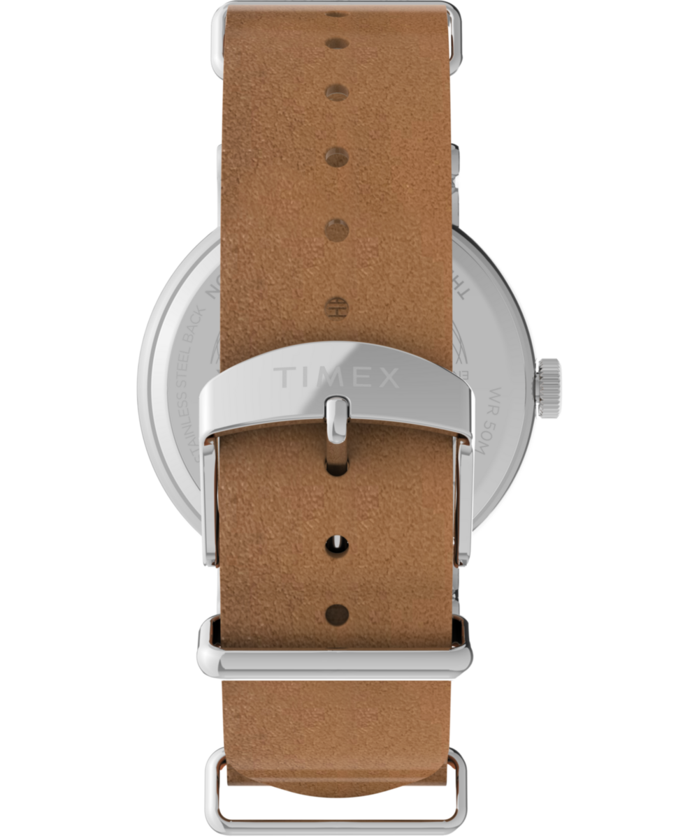 Timex Weekender 40mm Leather Strap Watch