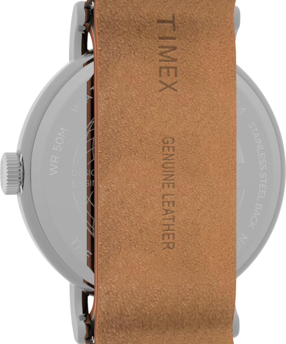 Timex Weekender 40mm Leather Strap Watch