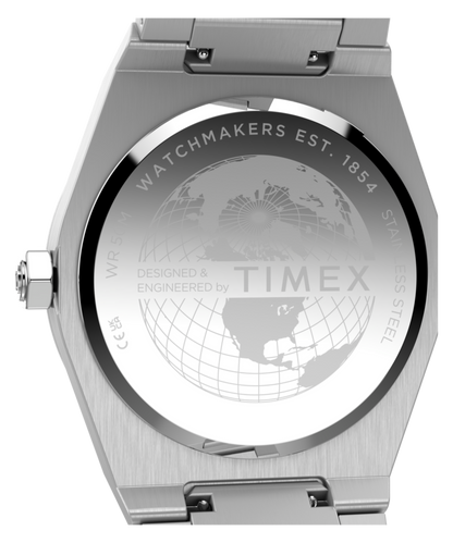 Timex Q Timex Marbella 40.5mm Stainless Steel Bracelet Watch
