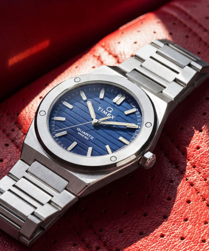 Timex Q Timex Marbella 40.5mm Stainless Steel Bracelet Watch