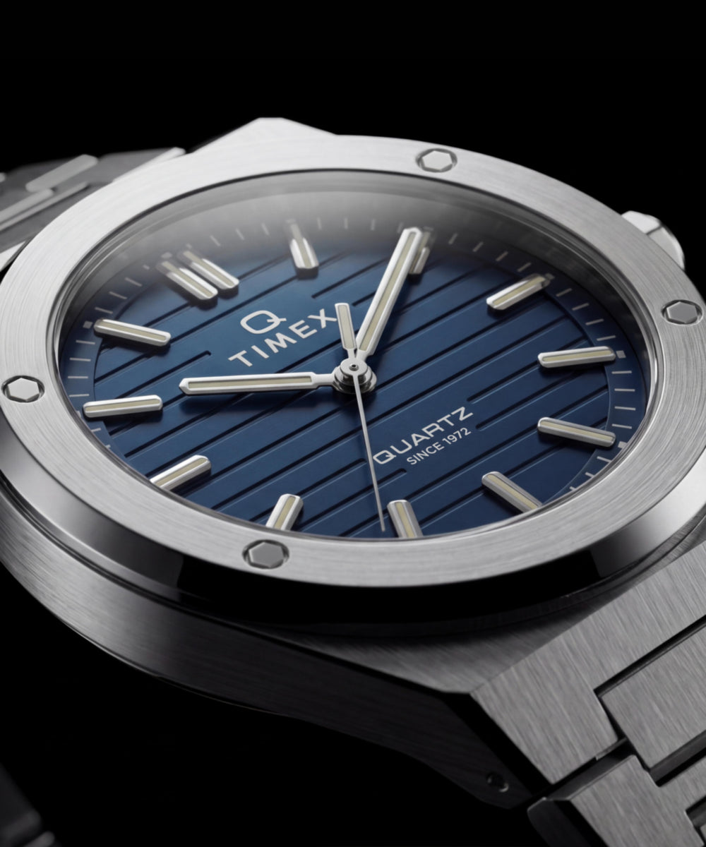 Timex Q Timex Marbella 40.5mm Stainless Steel Bracelet Watch