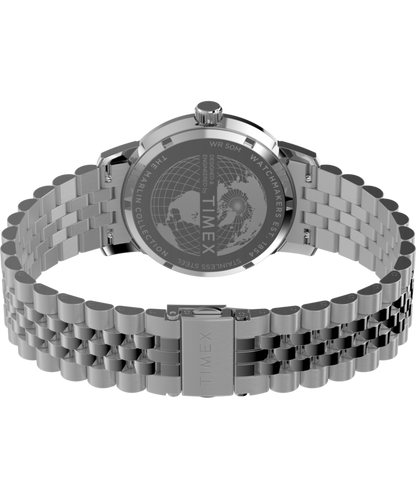 Timex Marlin Quartz GMT 40mm Stainless Steel Bracelet Watch
