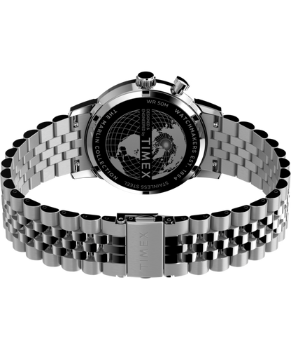 Timex Marlin Moon Phase 40mm Stainless Steel Bracelet Watch