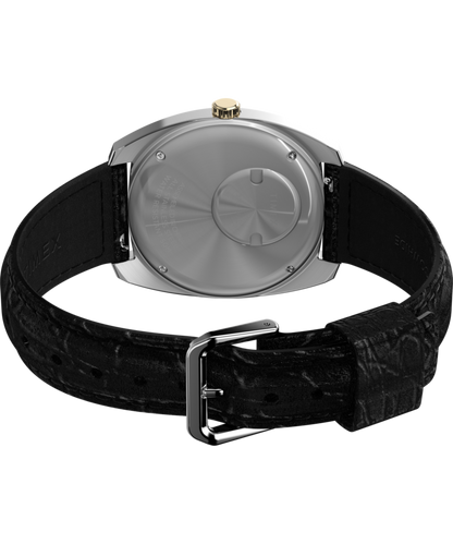 Timex Q Timex 1978 Day/Date 37.5mm Leather Strap Watch