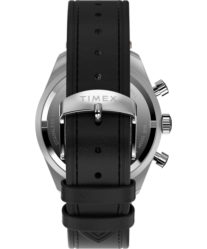 Timex Waterbury Traditional Chronograph 41mm Leather Strap Watch