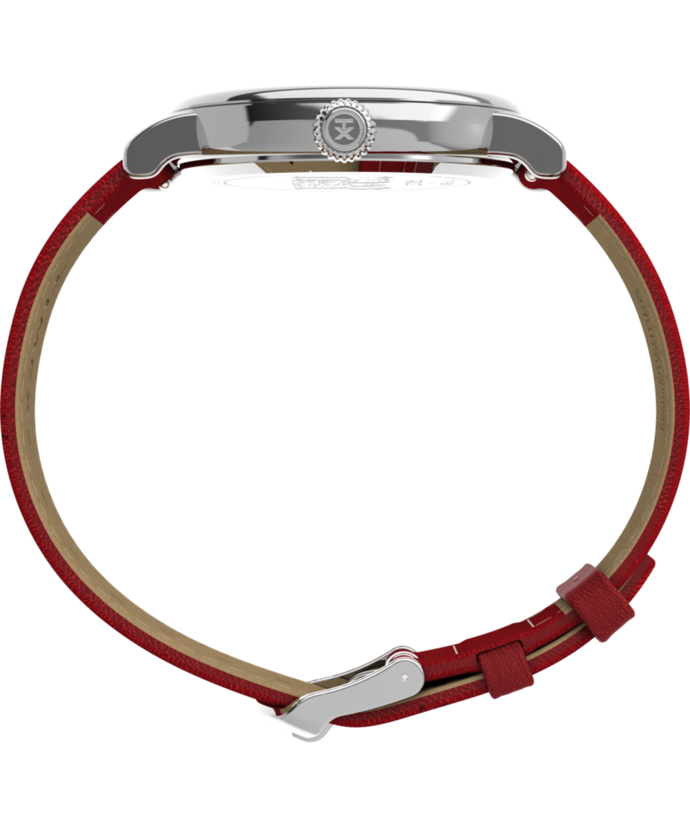 Timex Peanuts x Timex Standard Snoopy Santa 40mm Leather Strap Watch