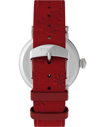Timex Peanuts x Timex Standard Snoopy Santa 40mm Leather Strap Watch
