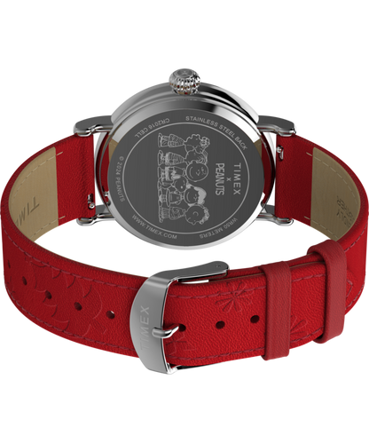 Timex Peanuts x Timex Standard Snoopy Santa 40mm Leather Strap Watch