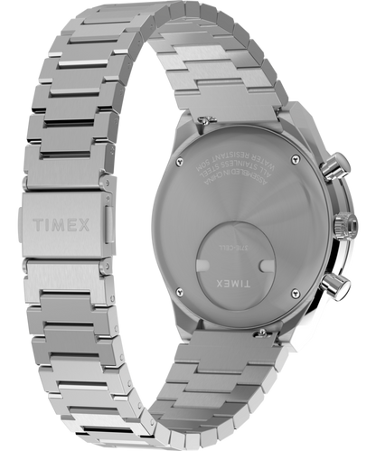 Timex Q Timex Chronograph 40mm Stainless Steel Bracelet Watch