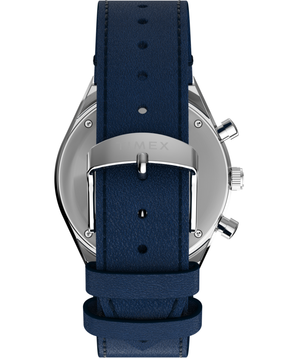 Timex Q Timex Chronograph 40mm Leather Strap Watch