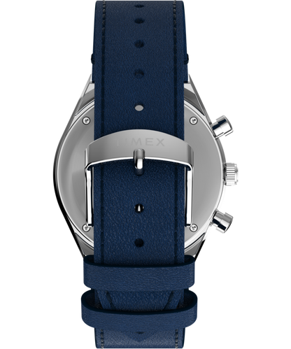 Timex Q Timex Chronograph 40mm Leather Strap Watch