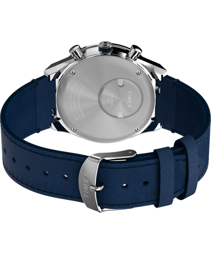 Timex Q Timex Chronograph 40mm Leather Strap Watch