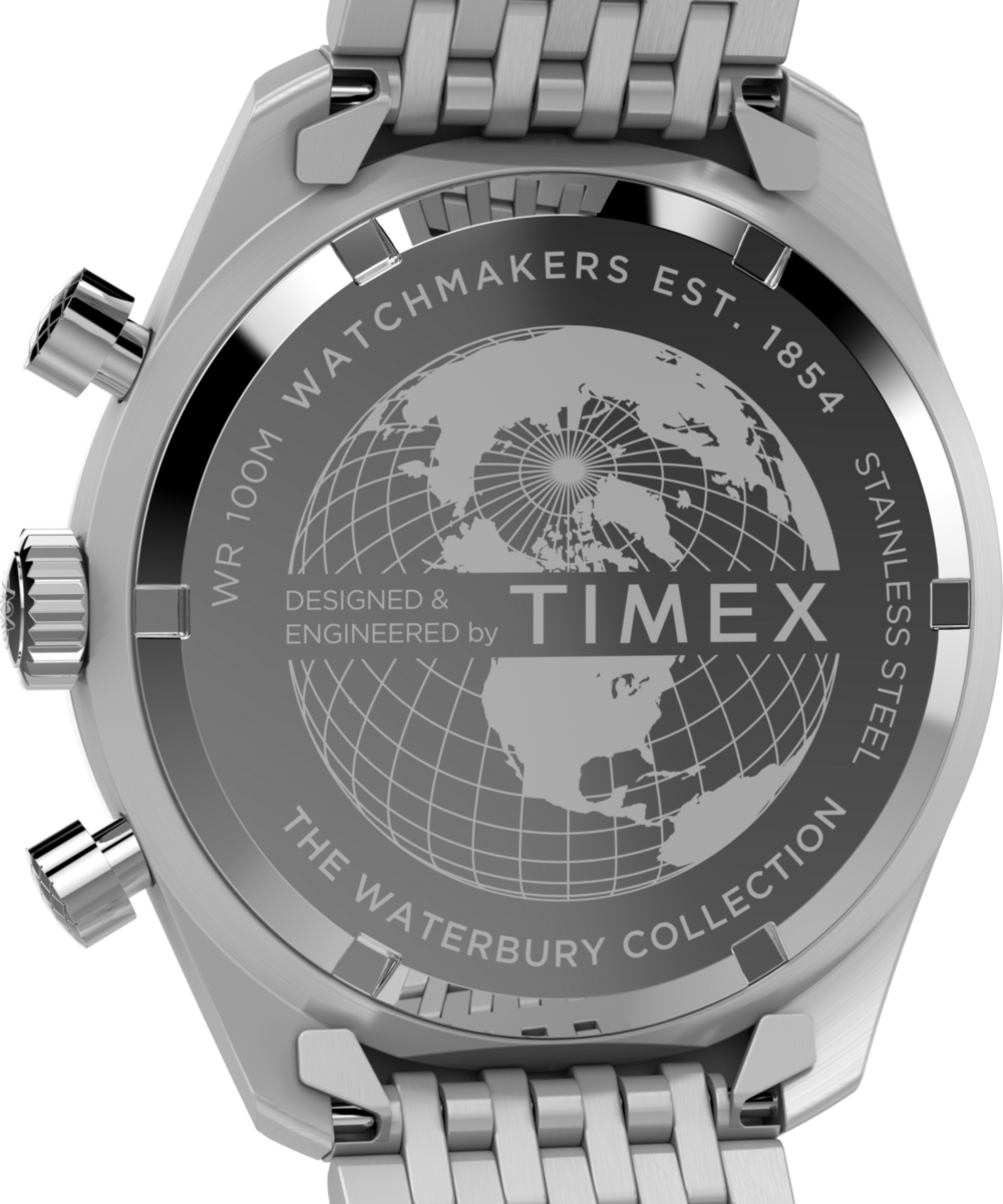 Timex Waterbury Traditional Chronograph 41mm Stainless Steel Bracelet Watch