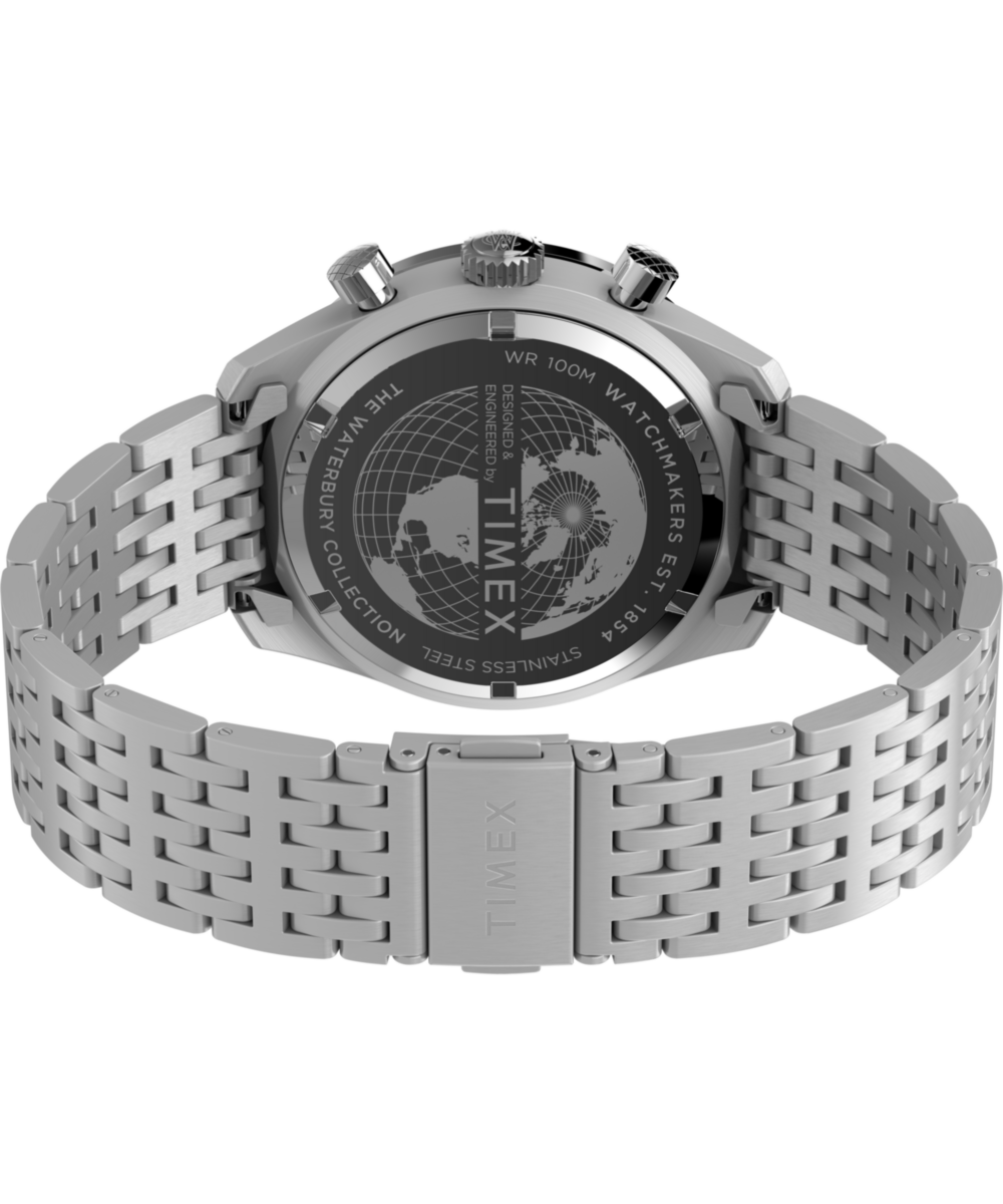 Timex Waterbury Traditional Chronograph 41mm Stainless Steel Bracelet Watch
