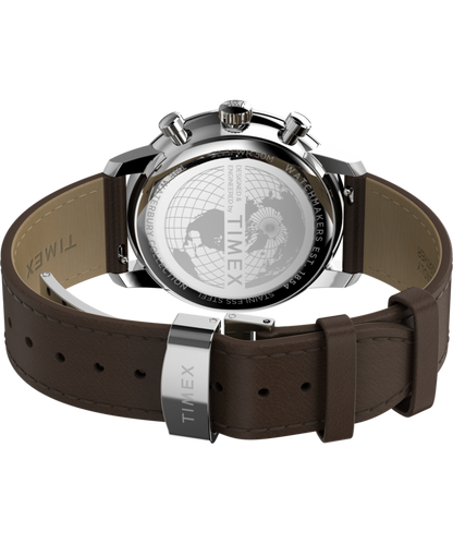 Timex Waterbury Metropolitan Chronograph 41mm Leather Strap Watch