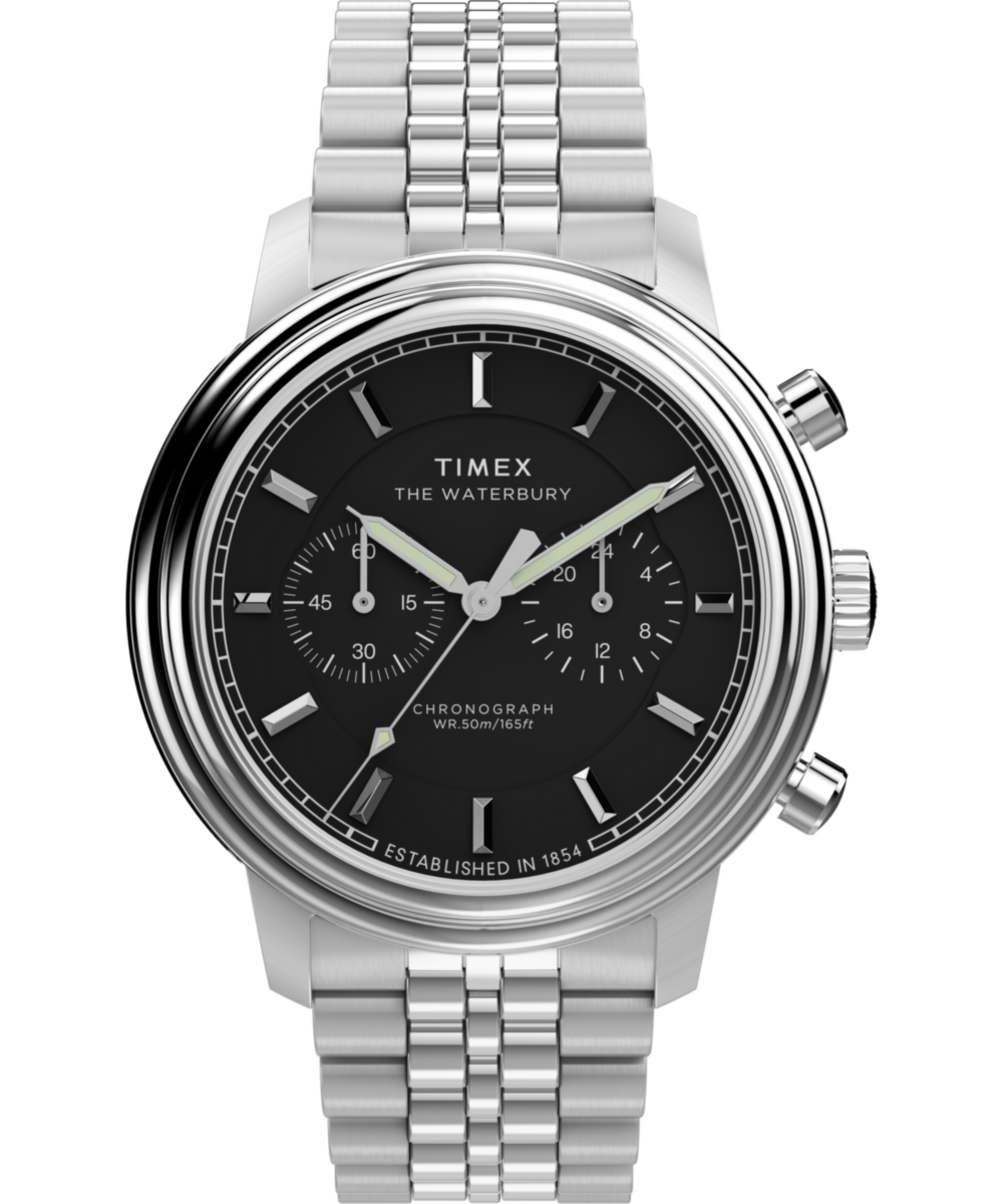 Timex Waterbury Metropolitan Chronograph 41mm Stainless Steel Bracelet Watch