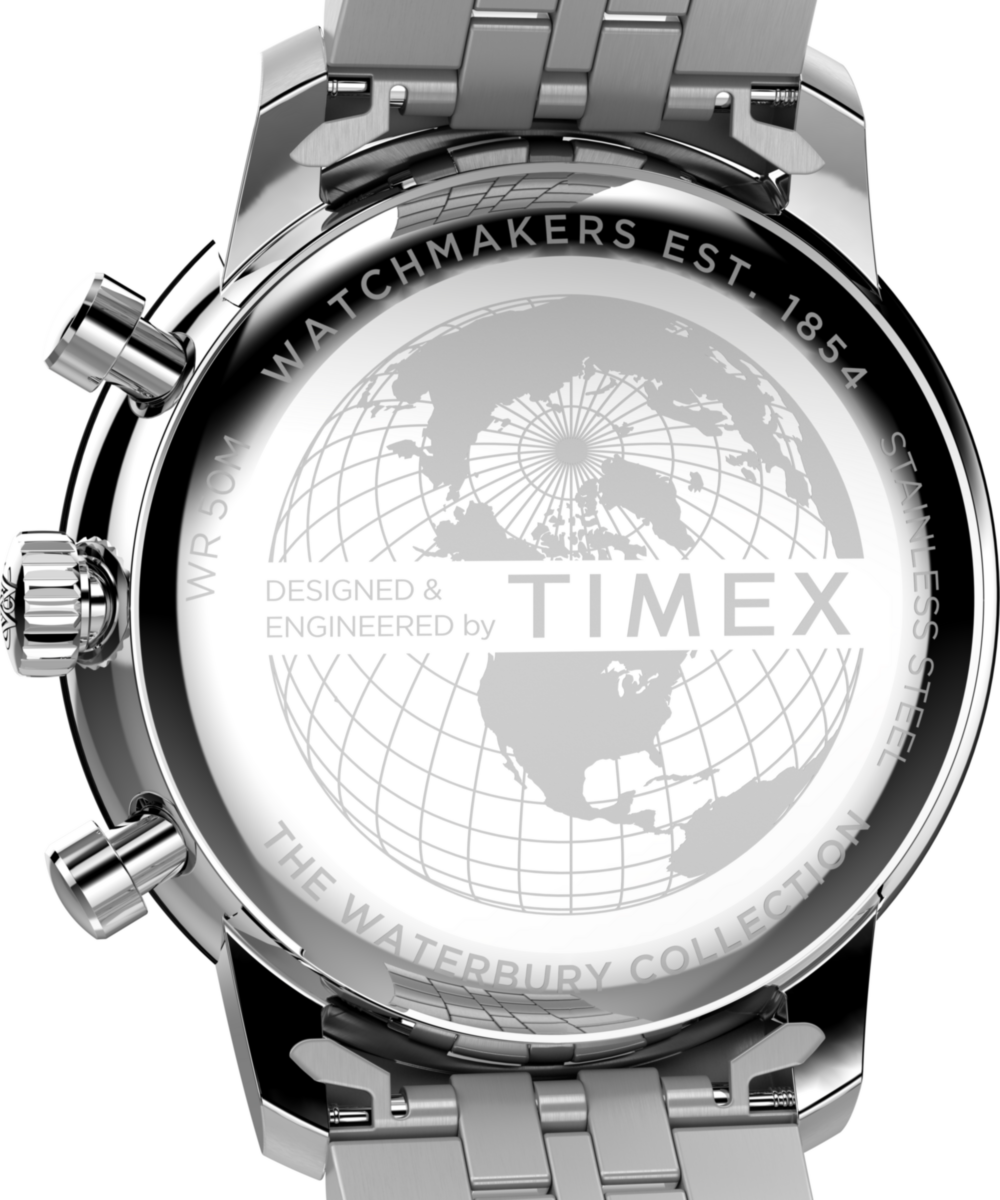 Timex Waterbury Metropolitan Chronograph 41mm Stainless Steel Bracelet Watch