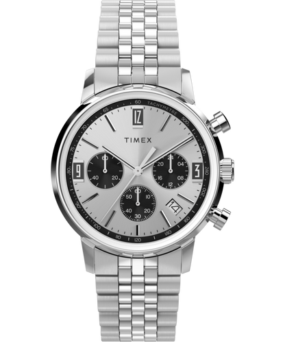 Timex Marlin Chronograph Tachymeter 40mm Stainless Steel Bracelet Watch