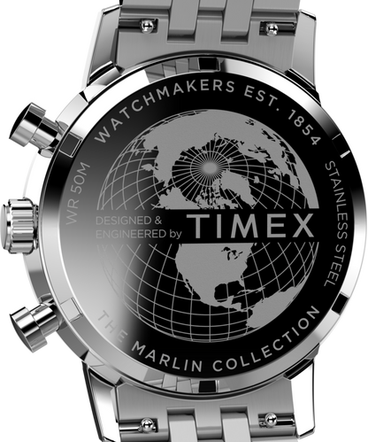 Timex Marlin Chronograph Tachymeter 40mm Stainless Steel Bracelet Watch