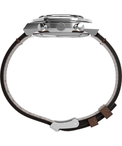 Timex Q Timex Chronograph 40mm Leather Strap Watch