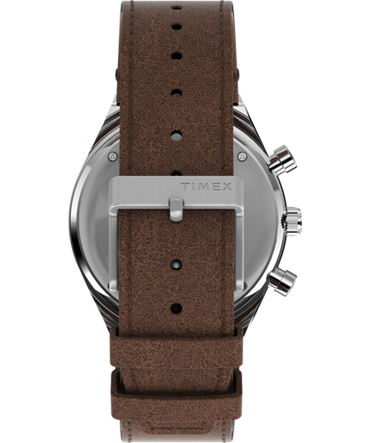 Timex Q Timex Chronograph 40mm Leather Strap Watch