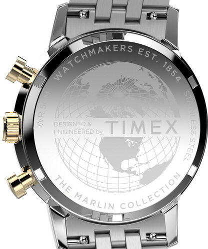 Timex Marlin Chronograph Tachymeter 40mm Stainless Steel Bracelet Watch