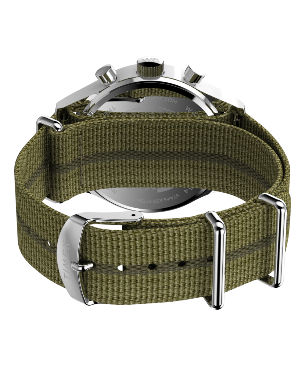 Timex Timex Weekender New England Chronograph 40mm Eco-Conscious Fabric Stra