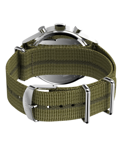 Timex Timex Weekender New England Chronograph 40mm Eco-Conscious Fabric Stra