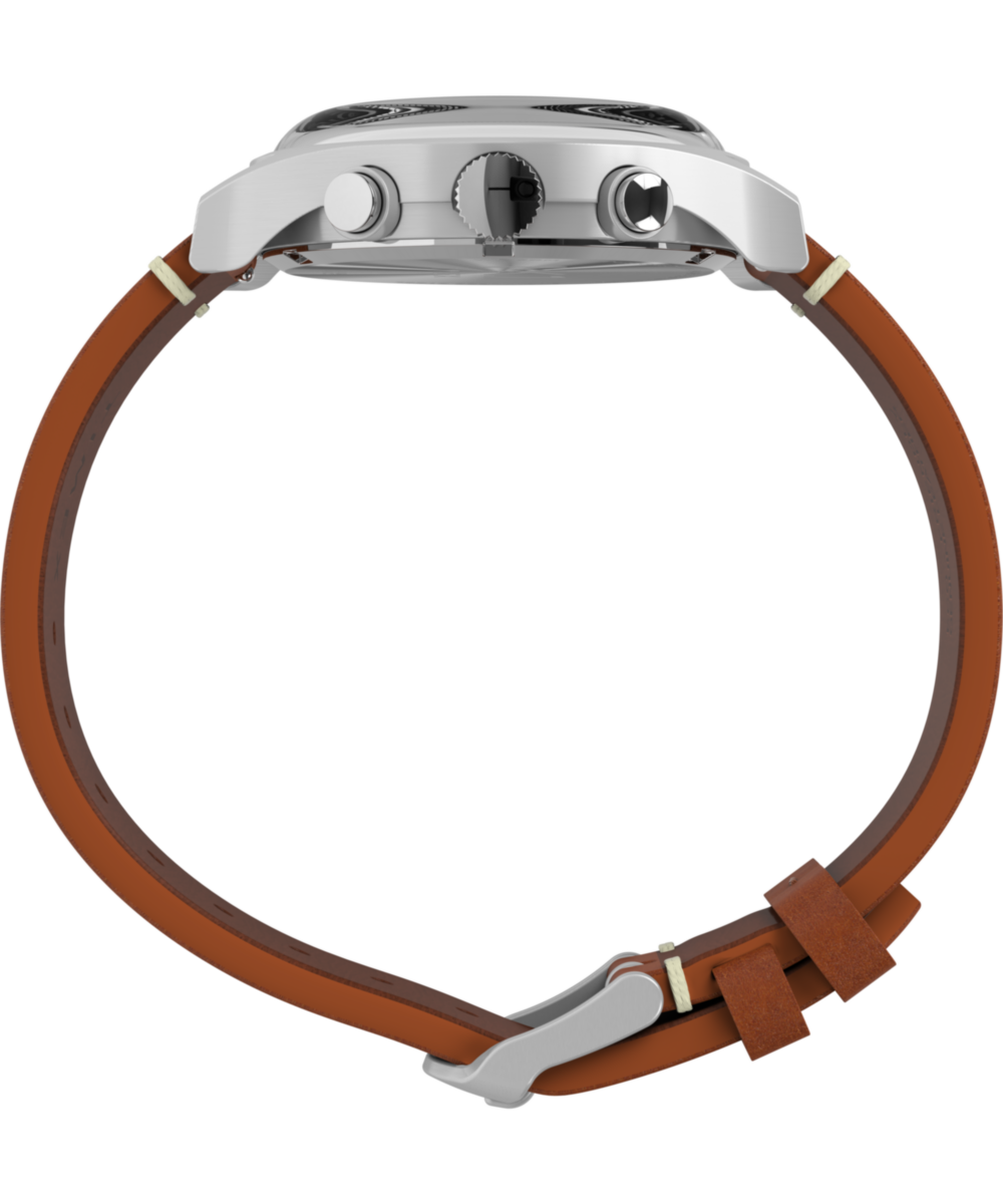 Timex MK1 Chronograph 40mm Leather Strap Watch