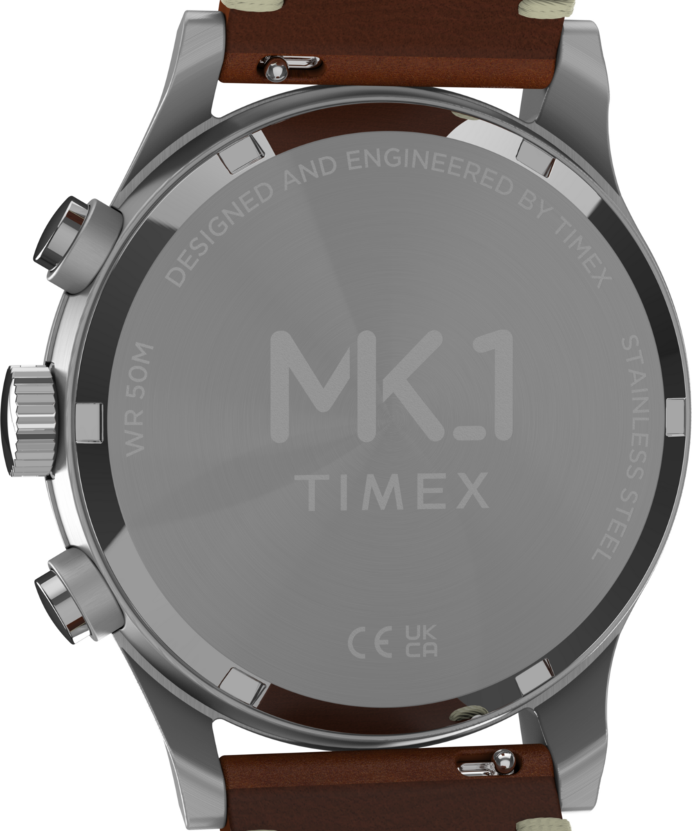 Timex MK1 Chronograph 40mm Leather Strap Watch