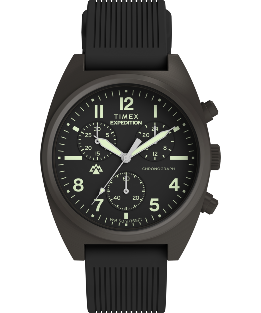 Timex Expedition Capstone Chronograph 41mm Silicone Strap Watch