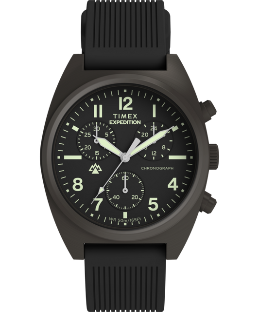 Timex Expedition Capstone Chronograph 41mm Silicone Strap Watch