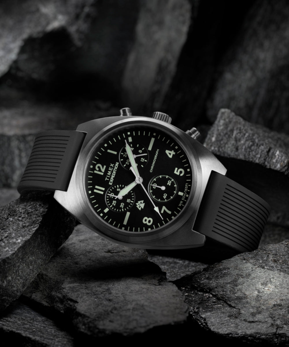 Timex Expedition Capstone Chronograph 41mm Silicone Strap Watch