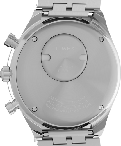Timex Q Timex Chronograph 40mm Stainless Steel Bracelet Watch