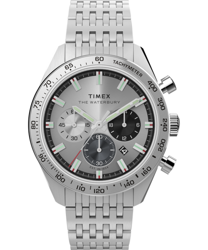 Timex Waterbury Traditional Chronograph 41mm Stainless Steel Bracelet Watch