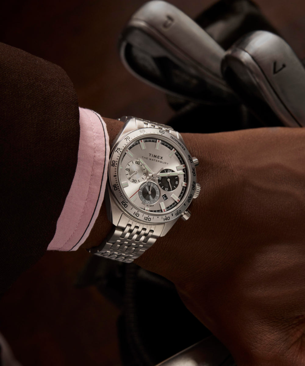 Timex Waterbury Traditional Chronograph 41mm Stainless Steel Bracelet Watch