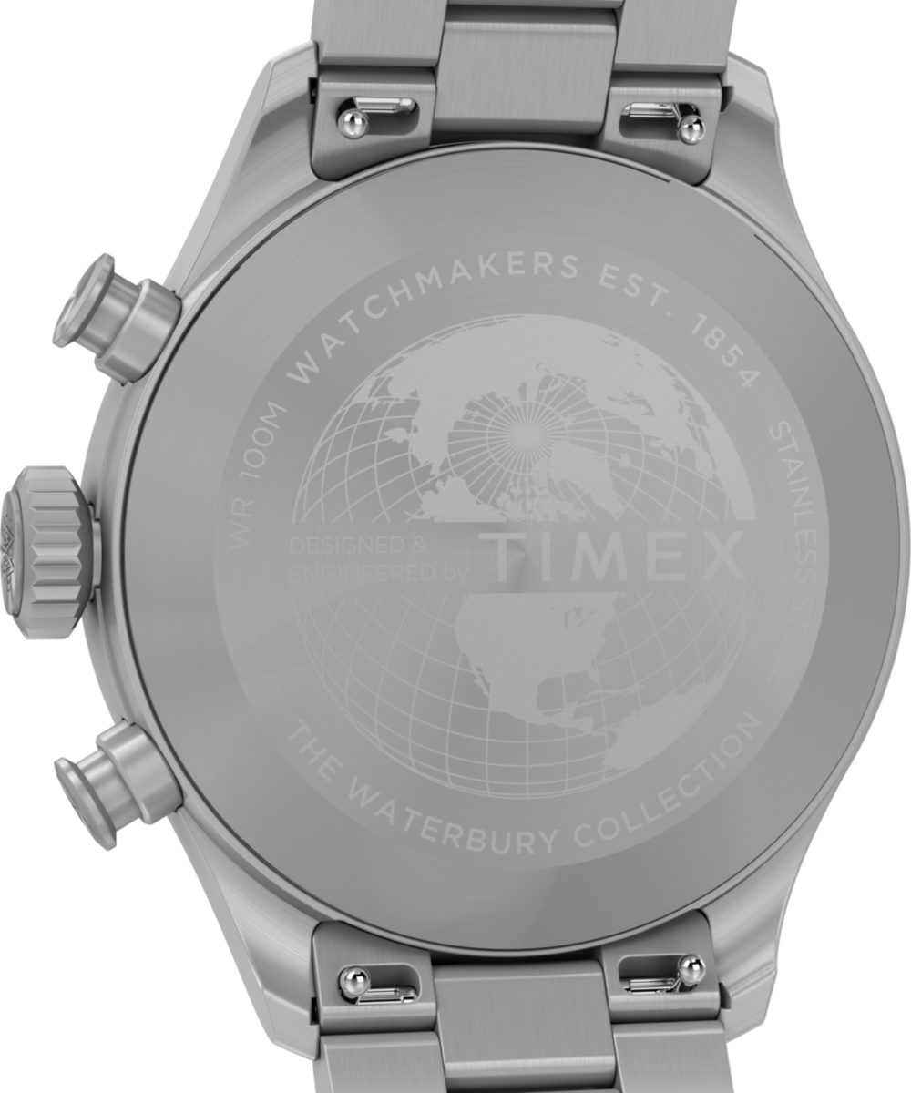 Timex Waterbury Ace Chronograph 41mm Stainless Steel Bracelet Watch